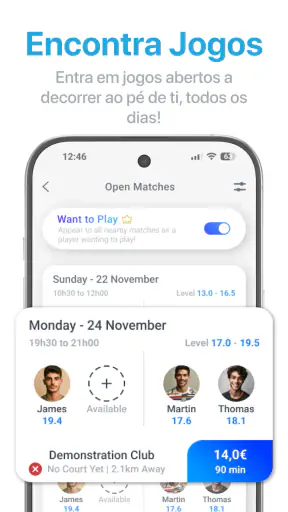 TiePlayer – Padel e Tênis App screenshot 6
