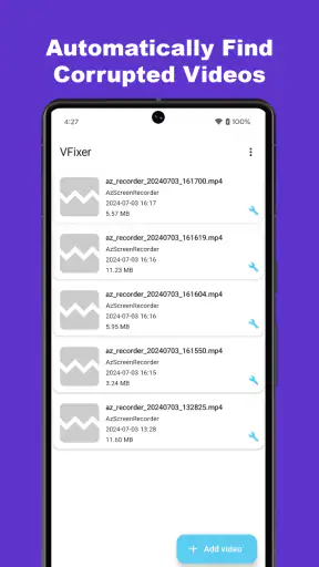 Video Fixer - VFixer screenshot 2