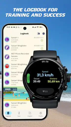 WindsportTracker Wing Windsurf screenshot 1