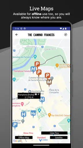 Wise Pilgrim Camino Portugués screenshot 7